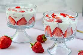 Fresas con crema